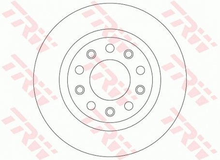 Гальмівний диск TRW DF8070