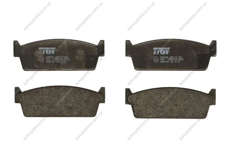 Тормозные колодки дисковые COTEC, комплект TRW GDB1021 (фото 1)