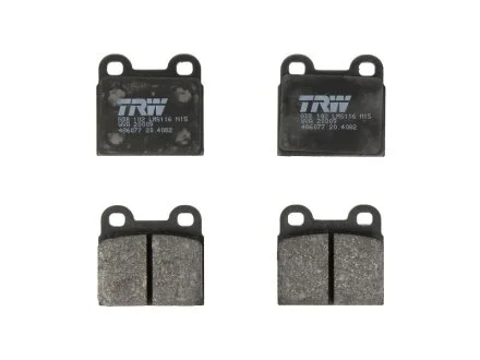 Тормозные колодки дисковые COTEC, комплект TRW GDB102