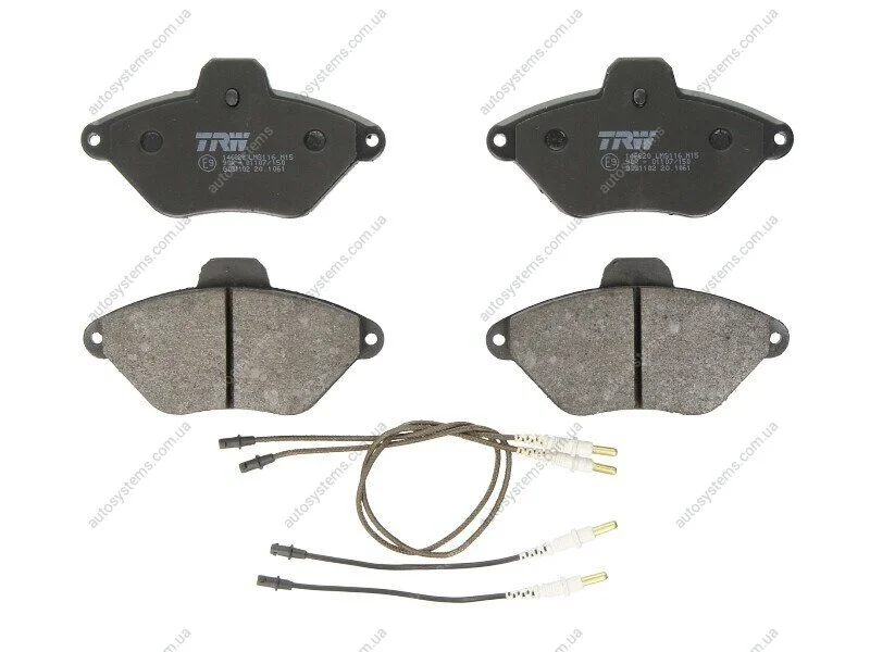 Тормозные колодки дисковые COTEC, комплект TRW GDB1102 (фото 1)