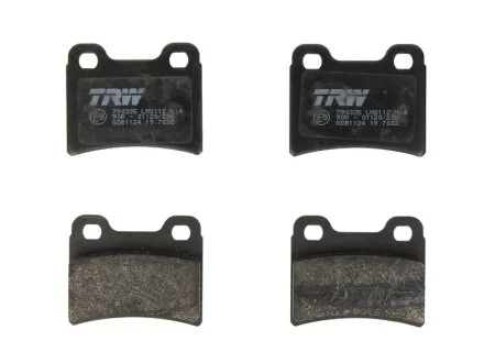 Тормозные колодки дисковые COTEC, комплект TRW GDB1124
