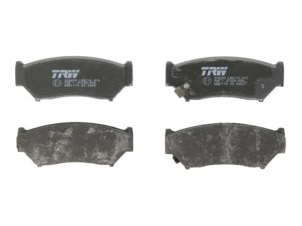Тормозные колодки дисковые COTEC, комплект TRW GDB1174