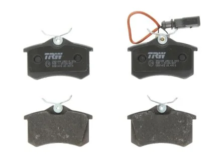 Тормозные колодки дисковые COTEC, комплект TRW GDB1415