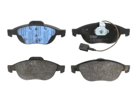 Тормозные колодки дисковые COTEC, комплект TRW GDB1444