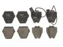 Тормозные колодки дисковые COTEC, комплект TRW GDB1505 (фото 1)