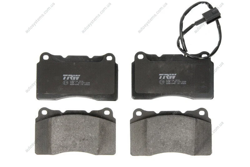 Тормозные колодки дисковые COTEC, комплект TRW GDB1645 (фото 1)