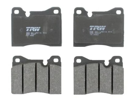 Тормозные колодки дисковые COTEC, комплект TRW GDB261