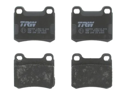 Тормозные колодки дисковые COTEC, комплект TRW GDB294