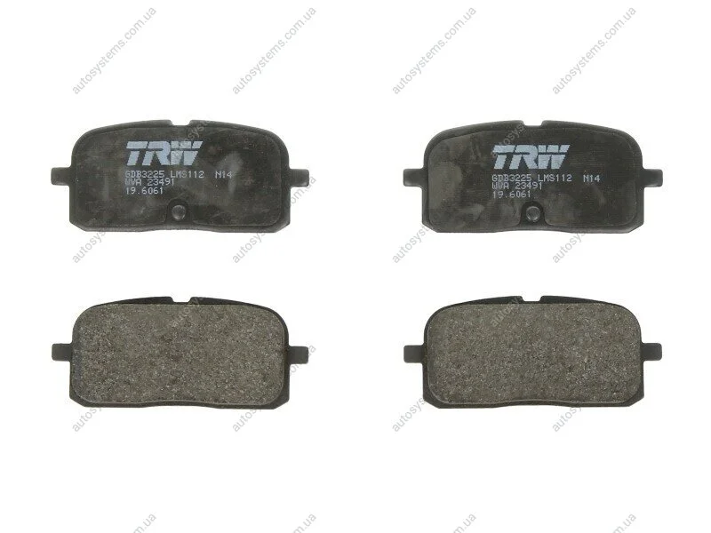 Тормозные колодки дисковые COTEC, комплект TRW GDB3225 (фото 1)