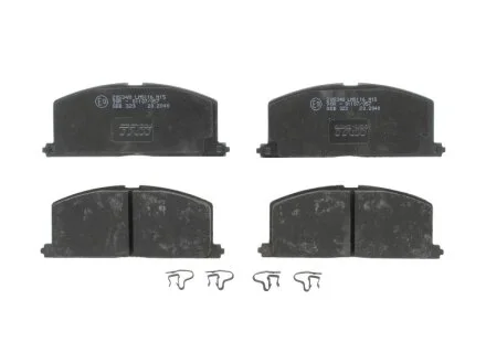 Тормозные колодки дисковые COTEC, комплект TRW GDB323