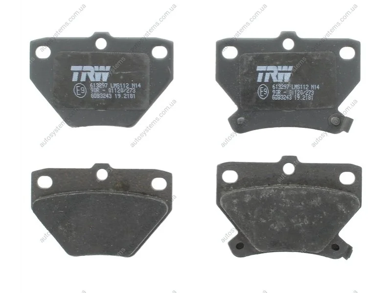 Гальмівні колодки, дискові. TRW GDB3243 (фото 1)