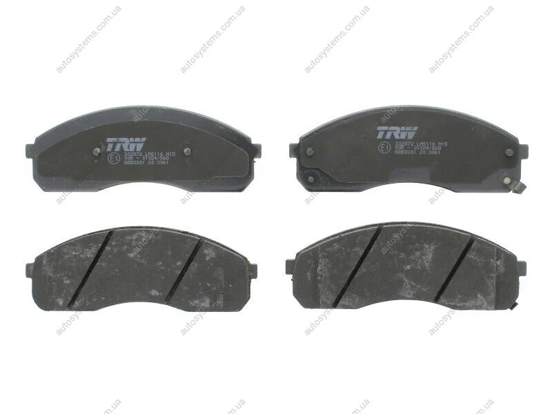 Тормозные колодки дисковые COTEC, комплект TRW GDB3301 (фото 1)
