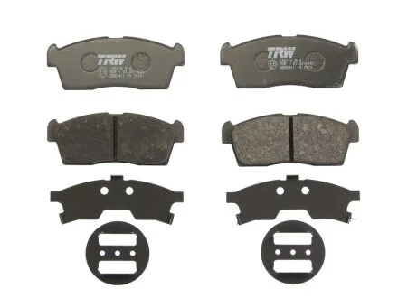 Тормозные колодки дисковые COTEC, комплект TRW GDB3411