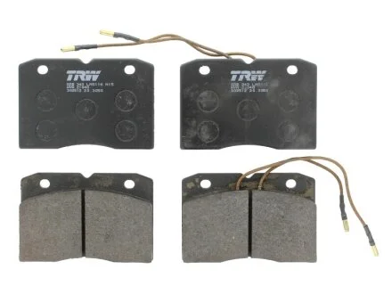 Тормозные колодки дисковые COTEC, комплект TRW GDB343