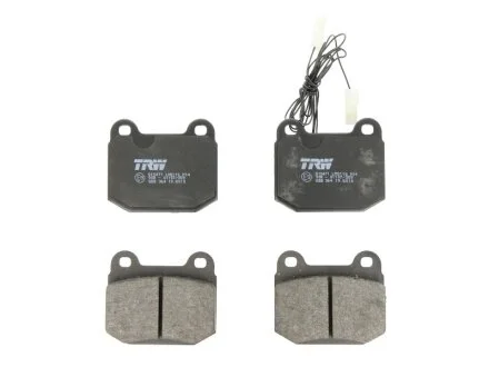 Тормозные колодки дисковые COTEC, комплект TRW GDB364