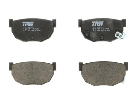 Тормозные колодки дисковые COTEC, комплект TRW GDB368