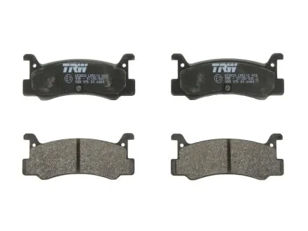 Тормозные колодки дисковые COTEC, комплект TRW GDB375