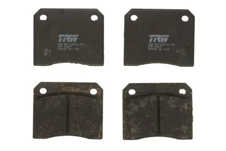 Тормозные колодки дисковые COTEC, комплект TRW GDB557