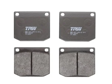 Тормозные колодки дисковые COTEC, комплект TRW GDB637