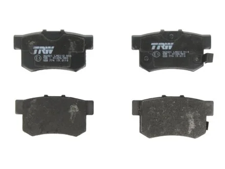 Тормозные колодки дисковые COTEC, комплект TRW GDB774