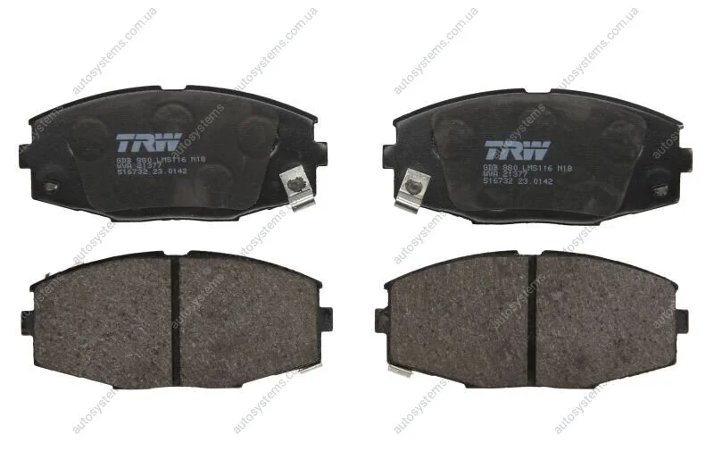 Тормозные колодки дисковые COTEC, комплект TRW GDB880 (фото 1)
