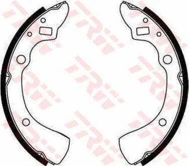 Колодки тормозные барабанные, комплект TRW GS8125
