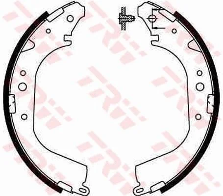 Колодки тормозные барабанные, комплект TRW GS8502 (фото 1)