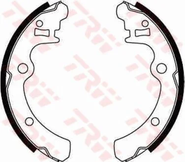 Колодки тормозные барабанные, комплект TRW GS8506