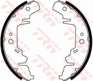 Колодки тормозные барабанные, комплект TRW GS8643