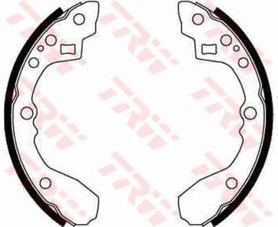 Колодки тормозные барабанные, комплект TRW GS8675