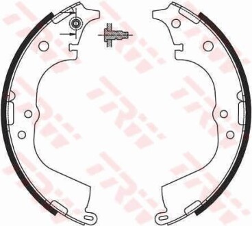 Колодки тормозные барабанные, комплект TRW GS8693