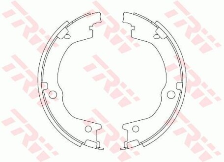 Колодки тормозные стояночного тормоза TRW GS8829