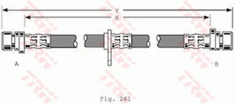 Тормозной шланг TRW PHA367