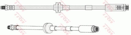 Тормозной шланг TRW PHB628