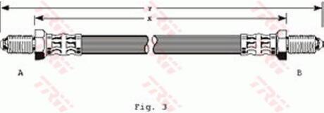 Тормозной шланг TRW PHC150