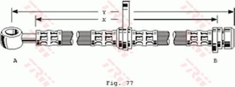 Тормозной шланг TRW PHD101