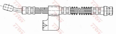 Тормозной шланг TRW PHD618