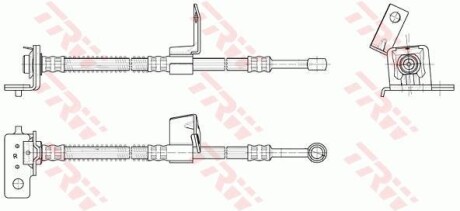 Тормозной шланг TRW PHD955