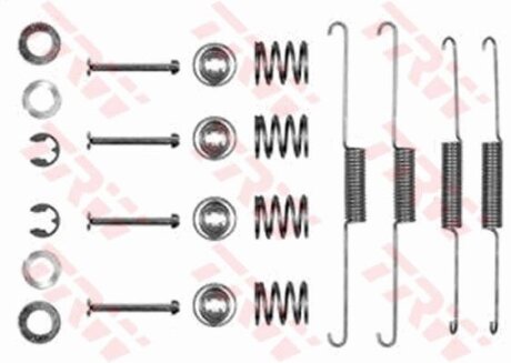 Комплект монтажный тормозных колодок TRW SFK110