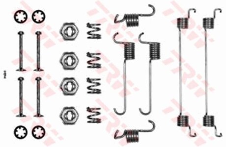 Комплект монтажный тормозных колодок TRW SFK137