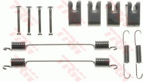 Комплект монтажный тормозных колодок TRW SFK410