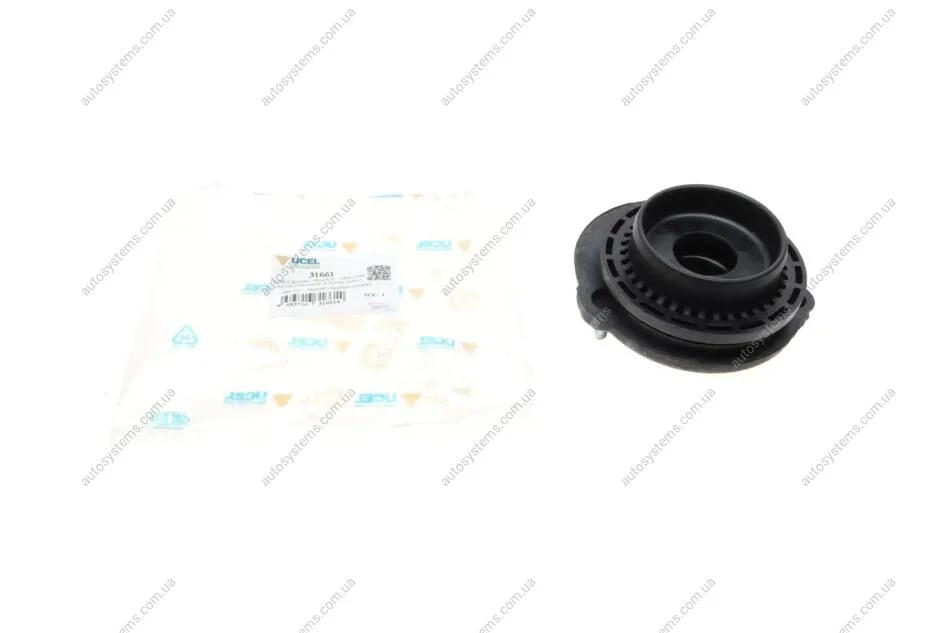 Подушка амортизатора (переднього) Fiat Doblo 1.3D-2.0D 10- (L) Ucel 31661 (фото 1)