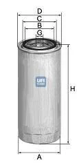 Топливный фильтр UFI 24.396.00