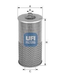 Топливный фильтр UFI 26.617.00