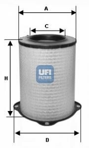 Воздушный фильтр UFI 27.587.00