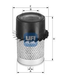 Воздушный фильтр UFI 27.965.00