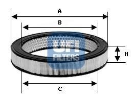 Повiтряний фiльтр UFI 3080300