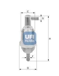 Топливный фильтр UFI 31.013.00