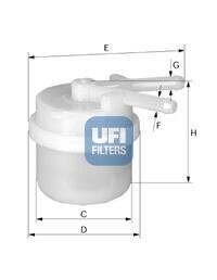 Топливный фильтр UFI 31.026.00