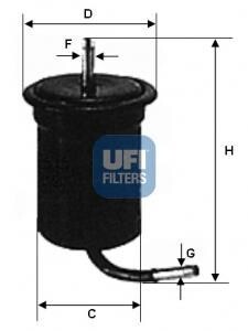 Топливный фильтр UFI 31.761.00